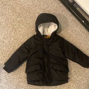 Black winter coat